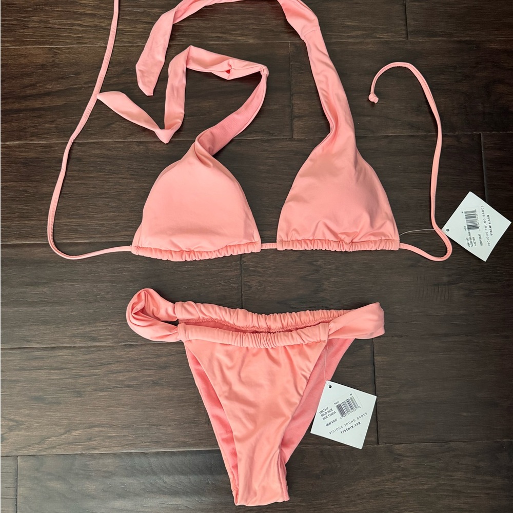 Elegant Pink Bikini Set